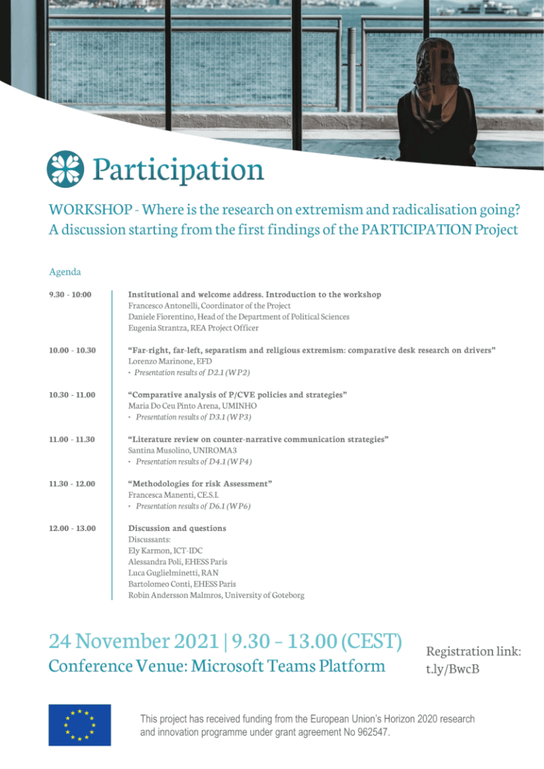 PARTICIPATION workshop 2021 - agenda