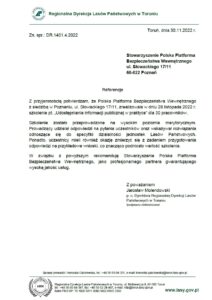 Referencje - regionalna dyrekcja lasów państowych w Toruniu